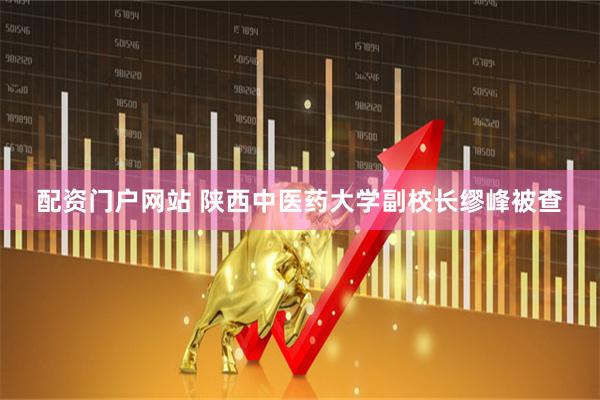 配资门户网站 陕西中医药大学副校长缪峰被查