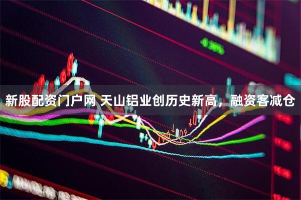 新股配资门户网 天山铝业创历史新高，融资客减仓